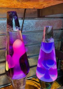 Lava lamps from Spencer's are