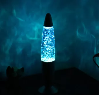 blue lava lamp