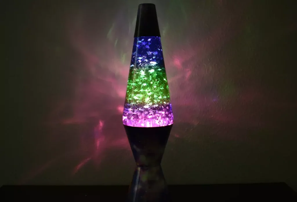 if the lava lamp with nice background